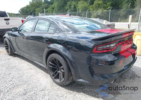 2021 Dodge Charger Scat Pack Widebody Rwd из США, поврежденный, VIN 2C3CDXGJ0MH612410